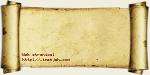 Mileva Radović vizit kartica